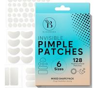 Parches Granos Grandes, Parches Hidrocoloides para el tratamiento de imperfecciones, Pimple Patches Tratamiento del Acne (6 Tamaños, 128 Unidades)