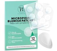 Parches Granos Microdardos, Microdart Pimple Patches con Niacinamida, ácido Salicílico y ácido Hialurónico, Espinilla Patch para el para Brotes Quísticos, Parches Para Granos Anti (12 Unidades) - PAC3