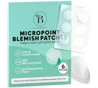 Parches Granos Microdardos, Microdart Pimple Patches con Niacinamida, ácido Salicílico y ácido Hialurónico, Espinilla Patch para el para Brotes Quísticos, Parches Para Granos Anti (6 Unidades) - PAC3