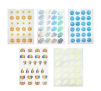 Parches Granos Pimple, 5 Piezas, Tratamiento Facial Antiacné, Acne Patch De Árbol De Té Y Ácido Salicílico, Pegatinas Granos Invisibles Y De Absorción Impermeable, Uso Diurno Y Nocturno En Uno