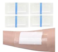 Parches impermeables para vendajes de heridas con almohadillas de gasa absorbentes, almohadillas para vendajes para heridas, protector de cubierta de ducha posquirúrgica, 10 unidades