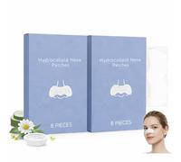 Parches Nasales Hidrocoloides, 8 Piezas Envueltas Individualmente, Ajuste Contorneado, Ligeros No Pegajosos, Con Niacinamida Y Ácido Hialurónico (2PCS)