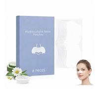 Parches Nasales Hidrocoloides, 8 Piezas Envueltas Individualmente, Ajuste Contorneado, Ligeros No Pegajosos, Con Niacinamida Y Ácido Hialurónico (1PCS)