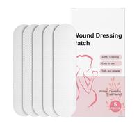 Parches naturales para la piel, 5 parches hidratantes para el cuerpo, diseño transpirable con calmante, accesorio para el cuidado de la piel sensible, soporte articular con ajuste cómodo, uso