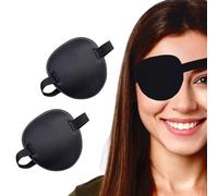 Parches oculares para ambliopía ocular, tratamiento de ojos perezosos, cubierta de ojo izquierdo o derecho, parche médico ajustable, 2X