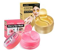 Parches Ojos Bolsas y Ojeras 120 Pcs, Parches Contorno de Ojos, Eyes Mascarilla de Colageno, Hidratada Eye Patches, Antiarrugas, Anti Edad, Remescar Bolsas y Ojeras