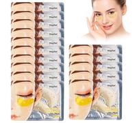Parches Ojos Bolsas y Ojeras 24K de Oro, 15 pares Eye Patches, Máscara Para Los Ojos De Colágeno, Contorno de Ojo, Para Eliminación Ojo Bolsas y Ojeras, Hinchazón