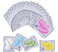 Parches Ojos Bolsas y Ojeras 30 Pares, Parches Contorno de Ojos, Mascara Para Los Ojos, Eye Mask, Máscara de Ojos de Colágeno, Antiojeras, Anti Edad, Hinchazón, Quitar Bolsas de Ojos