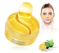Parches Ojos Bolsas y Ojeras 60 Pcs 24K de Oro Parches de Colageno, Parches Antiarrugas Mejorar Las LíNeas Finas,Hidratante Anti Edad, Hidratada contorno de ojos mascarilla de colageno