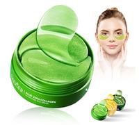Parches Ojos Bolsas y Ojeras 60 Pcs Aloe Vera mascarilla de colageno, Parches Antiarrugas Mejorar Las LíNeas Finas,Hidratante Anti Edad, Hidratada contorno de ojos Parches de Colageno