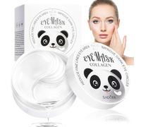 Parches Ojos Bolsas y Ojeras 60 Piezas, Parches de Colageno, Mascara Para Los Ojos, Parches Ojeras, Parches Contorno de Ojos, Antiojeras, Anti Edad, Hinchazón, Quitar Bolsas de Ojos