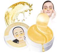 Parches Ojos Bolsas y Ojeras, 60 Piezas Pepino Eye Patches, Antiojeras Mujer, Contorno de Ojos Antiarrugas, Parches para Antiarrugas, Para Eliminación, Hinchazón