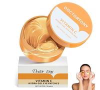 Parches Ojos Bolsas y Ojeras 60 Piezas, Vitamina C Mascara Para Los Ojos, Parches Ojeras y Bolsas, Eye Mask Set para Hidratar e Iluminar, Aliviar La Fatiga y Reafirmar La Piel