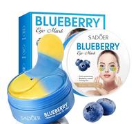 Parches Ojos Bolsas y Ojeras, 60PC Eye Patches Colágeno y ácido Hialurónico,Hidratar, Nutrir, Reparar，Eliminar las ojeras y bolsas bajo los ojos, y Aligerar las arrugas