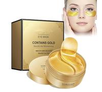 Parches Ojos Bolsas y Ojeras,Mascara Para Los Ojos,Eye Patches,Colágeno Máscara para Los Ojos,Contorno de Ojos Antiarrugas,Anti Edad para Ojeras,Para Eliminación Ojos Bolsas y Ojeras,Hinchazón,60 PCS