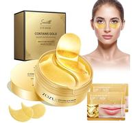 Parches Ojos, Máscara Ojos Collagene para Contorno de Ojos Antiojeras Mujer, Eye Mask anti Bolsas y Ojeras, Eye Patches Colageno Reabsorbibles, Regalos para Mamá Día de la Madre