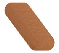 Parches ovalados para codos y rodillas Parches Termoadhesivos Ovalados De Gamuza Sintética For Reparar Codos Y Rodillas, For Suéteres, Manualidades 10 Unidades(Camel 10pcs)