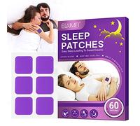 Parches para dormir, almohadillas para dormir, paquete de 60 pegatinas que promueven el sueño profundo extra fuertes que duran toda la noche, todo natural, sin químicos ni drogas