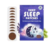 Parches para dormir - Suministros naturales para mejorar el sueño, cintas de relajación para mujeres, hombres y adultos, viajeros, profesionales ocupados, durmientes ligeros, nocturnos, viajes, hotel