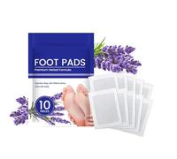 Parches para la salud de los pies: 10 sábanas transpirables, limpieza natural de pies, alivian el estrés y calma la mente, promueve un sueño reparador y limpia suavemente el cuerpo