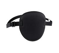 Parches para ojos ajustables, parche para ojos pirata izquierdo derecho | Cubierta de pirata ajustable,Protector de ojos negro, protector de ojos flexible ajustable para adultos, amigos, familia