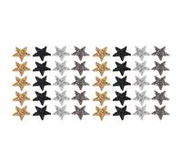 Parches para planchar con patrón de estrella de diamantes de imitación, tela decorativa, 40 Uds. Para proyectos de bricolaje en el hogar