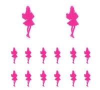 Parches Para Ropa 10 parches bordados de la serie rosa intenso, DIY, con dibujos de gato, leopardo, amor, llama, parches for planchar for ropa, coser y aplicar.(PE9959CT)