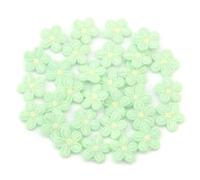 Parches Para Ropa 30 piezas de 1,5 cm de mini flores coloridas, apliques bordados for coser a mano, parches de decoración, accesorios de bricolaje(Color11)