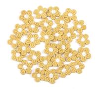 Parches Para Ropa 30 piezas de 1,5 cm mini flores coloridas, apliques bordados for coser a mano, parches decoración, accesorios bricolaje(Color9)
