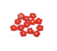 Parches para Ropa 50 Uds. Parches de flores multicolores 10,5mm, Mini apliques DIY, bordado, manualidades, accesorios costura, decoración ropa, materiales hechos a mano(4)