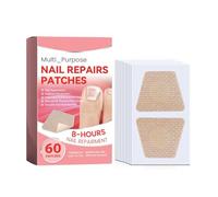 Parches para uñas - Cuidado de uñas de pies y manos - Renovación de uñas nocturna de 8 horas - 60