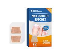 Parches para Uñas de los Pies,72 Piezas Parche para Cuidado de Uñas de las Manos | Tratamiento Restaurador y Preparación para