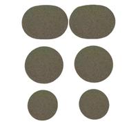Parches para zapatos, 6 almohadillas autoadhesivas para prevención de pinchazos, parches de reparación de talón de zapatos, para botas, de talón, tenis, gris oscuro, consulta la descripción