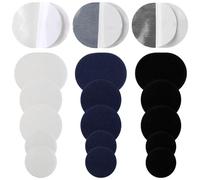 Parches para zapatos para agujeros, 18 piezas, autoadhesivo, invisible, antidesgaste, adhesivo, tela de fibra, parche de reparación de talón para zapatillas, zapatos de cuero, autoadhesivo, invisible