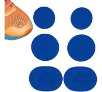 Parches para zapatos para agujeros de los dedos, calcomanías flexibles de prevención de toeburst, 6 piezas de microfibra de piel sintética para tenis, botas, zapatos de baile, equipaje, ropa