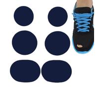 Parches para zapatos para agujeros, reparación de tela, adhesivo para los dedos, parche transpirable, kit de parches adhesivos de 6 piezas con diseño antidesgaste, prevención de rotura de dedos de los