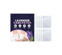 Parches perfumados de lavanda, parches para dormir para adultos, 10 piezas, alivia los pies cansados, te ayuda a relajarte antes de acostarte, alivio de hierbas, úsalo durante 6-8 horas