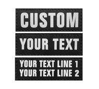 Parches personalizables para arneses de perro, 2 piezas, personalizables, parches de nombre tácticos para mochila, chaleco, chaquetas, camisas de trabajo, alguacil, seguridad, militar, bolsa de misión