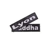 Parches Personalizados con Nombre para Arnés - Incluye dos Etiquetas de Velcro Personalizadas - Para Pechera de Perro y Diversos Arneses de Perros - Reflectantes y Visibles (Grande 15x4cm)