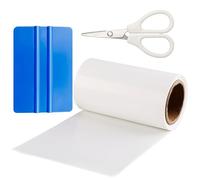 Parches Piscina Kits de Mantenimiento para Piscinas Cinta Adhesiva de TPU Impermeable Transparente Fuerte Parche de Reparación para Colchón de Aire, Toldo Revestido, Anillo de Natación Inflable