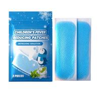 Parches Refrescantes,Láminas Refrescantes para Calor,Paños Fríos para Niños Adolescentes - para Viajes, Camping, Niños y Jóvenes