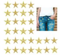 Parches Ropa Estrellas, Parches Termoadhesivos, Paquete de 30 Unidades, Ideal para Personalizar tus Prendas, Reparación y Decoración de Ropa, parche Termoadhesivo