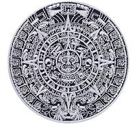 Parches ropa termoadhesivos AZTECA PIEDRA DEL SOL - Parche azteca para planchar, regalo para viajeros amantes de la historia y la cultura sudamericana - 90x90 mm