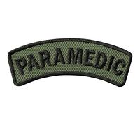 Parches ropa termoadhesivos Insignia de Paramédico - Parche militar para Sanitario del Army Medical Command - Aplicación DIY para chaqueta/chaleco/uniforme - 70x20 mm