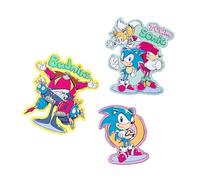 Parches ropa Termoadhesivos niños Sonic - SET de 3 Pegatinas para la ropa : Sonic regalos | Parches para mochila Sonic : Parche ropa infantil