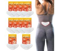 Parches térmicos adhesivos,Parches térmicos | Parche calentador de cintura reutilizable autocalentable - 10 almohadillas térmicas portátiles para cuello y hombros, parches para aliviar las molestias e