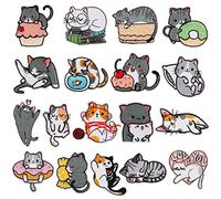 Parches Termoadhesivos 18 Piezas - Patch Stickers para Ropa, Gato, Animal DIY - Planchar en Camiseta, Jeans, Pantalón