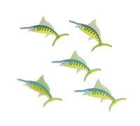 Parches Termoadhesivos Bordados De Animales Del Mundo Submarino, Estrellas Mar, Tiburones Y Caballitos, 5 O 13 Unidades, Suministros Costura DIY Para Coser Para Ropa, Sombrero, Jeans(5PCS-Shark)