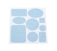 Parches termoadhesivos de 9 formas para reparar ropa interior, color azul claro, azul real y oscuro
