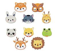 Parches Termoadhesivos, Pegatinas de Parche de 10 Piezas, Parche Termoadhesivo Bordado, Parches Bordados, Reparación de Aplicaciones de Costura de Bricolaje Arches Termoadhesivos